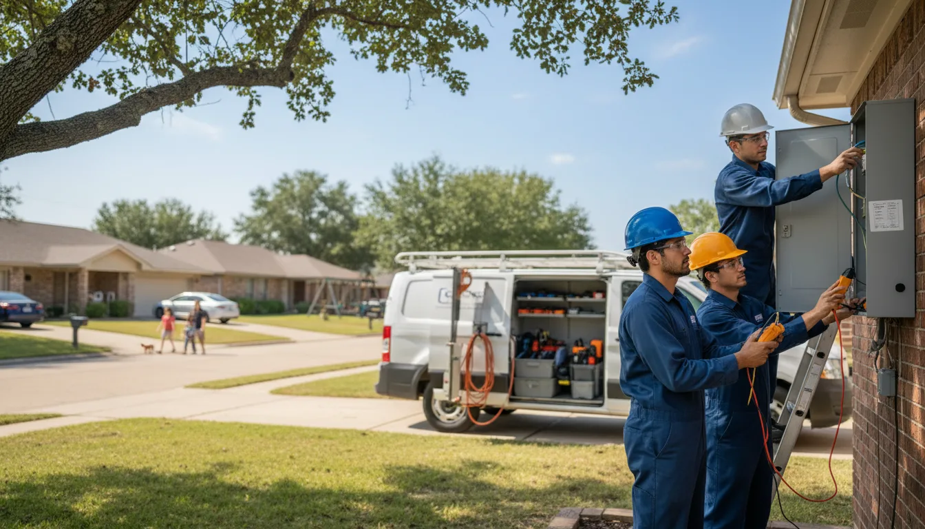 Certified electrician providing emergency electrical services in La Fayette, KY